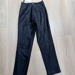 Vintage NWT 90’s Mixit brand genuine leather pants size 10